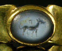 古代ローマ　ニコロ　インタリオ　犬