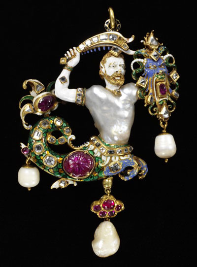 ルネサンス・リバイバルで作られた天然真珠のジュエリー「キャニング候」
