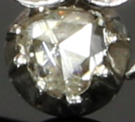 アンティーク　ローズカットダイヤモンド