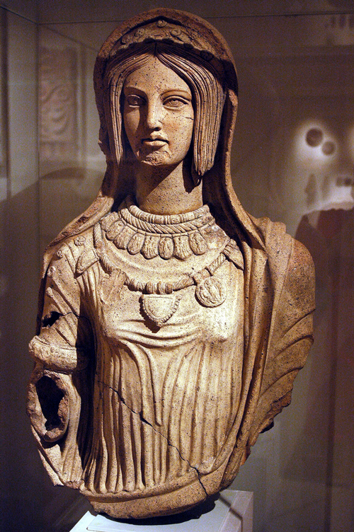 古代ローマの月の女神ディアナのガーネット・インタリオ・リング