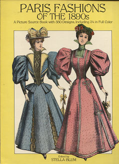 1890年代のパリのファッション（ジゴ袖ドレス）