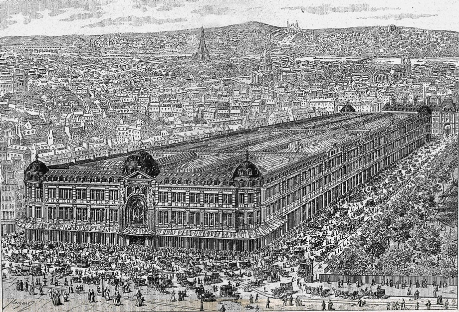 世界最古の百貨店であるフランスのボン・マルシェ百貨店