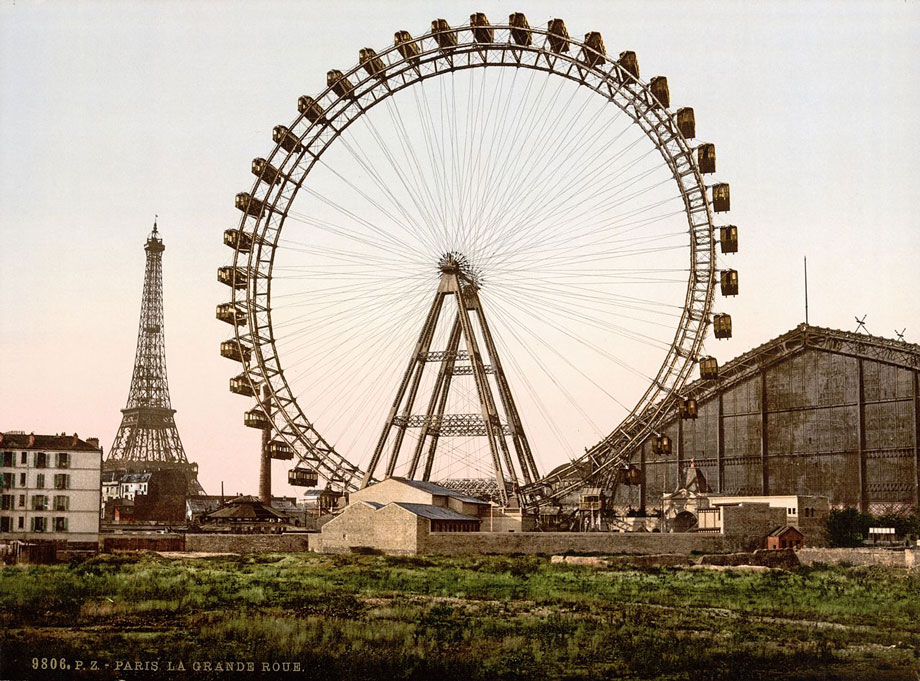 パリ万国博覧会　世紀末　ベルエポック　フランス　大観覧車　グランルー・ド・パリ