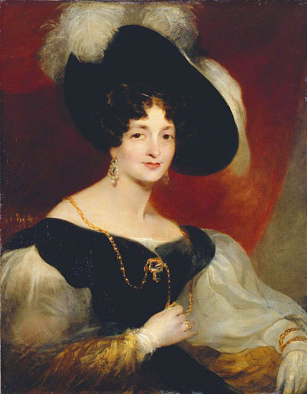 ヴィクトリア女王の母　ヴィクトリア・オブ・サクス＝コバーグ＝ザールフィールド　ジョージアン　ロング　ゴールドチェーン