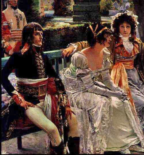 結婚前のナポレオンとジョゼフィーヌ