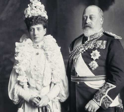 イギリス王妃アレクサンドラと王エドワード7世