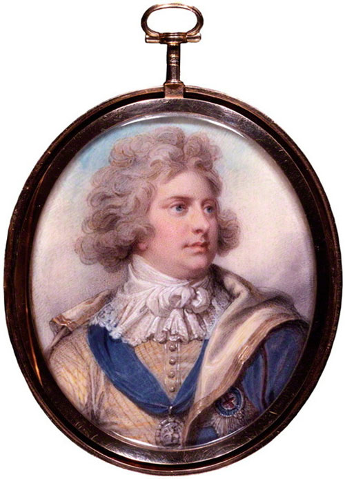 皇太子時代のジョージ4世（1762-1830年)30歳頃