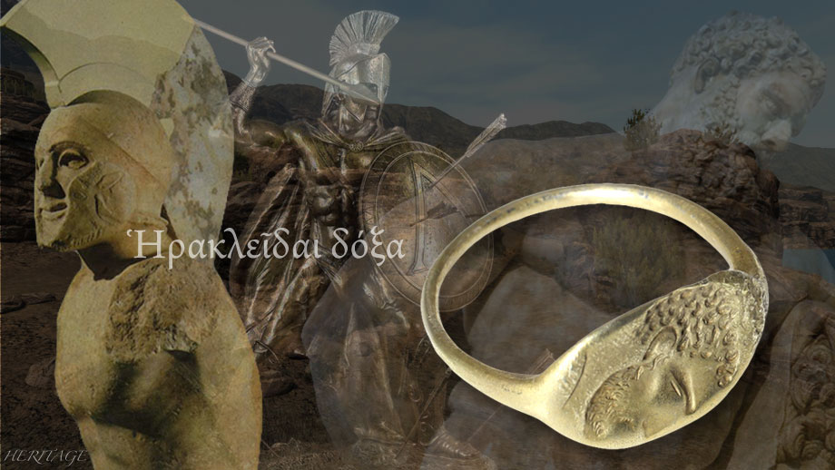 スパルタの王レオニダスとヘラクレスの指輪