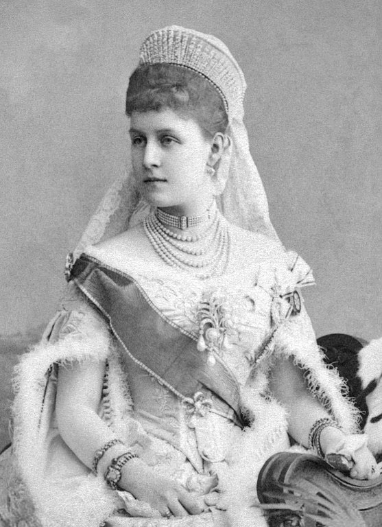 ロシア大公妃アレクサンドラ・ゲオルギエヴナ（1870-1891年）1890年頃