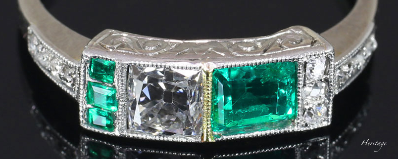 プリンセスカットの原型といえるオールドカット・ダイヤモンド