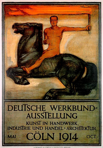 第1回ドイツ工作連盟ケルン展のポスター