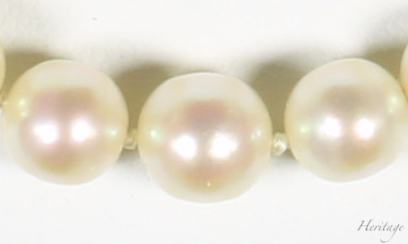 最高級の天然真珠のピンク色の干渉光