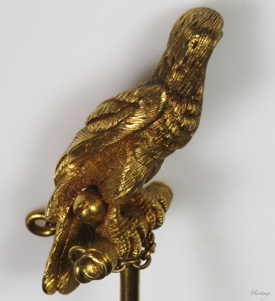 黄金の鷲の羽根の神技の彫金