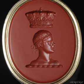 イギリスのマウントノリス伯爵アングルシー家の紋章フォブシール