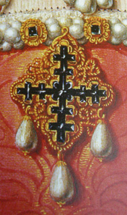 エリザベス1世　十字架　クロスペンダント