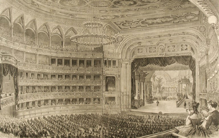 ウィーン宮廷歌劇場のこけら落とし　国立歌劇場