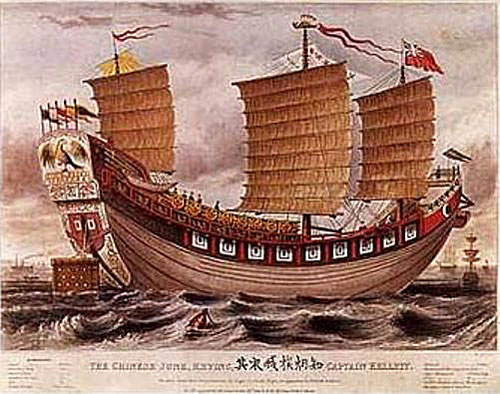 中国の商業船