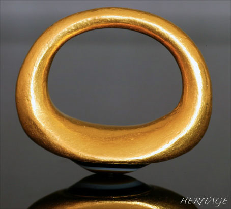 古代ローマの典型的なリングのシャンク